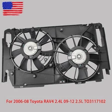 Radiator Condenser Cooling Fan Assembly for 2006-2012 Toyota RAV4 Lexus IS350