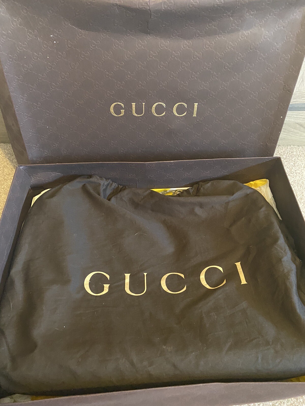 Gucci black leather laptop bag eBay
