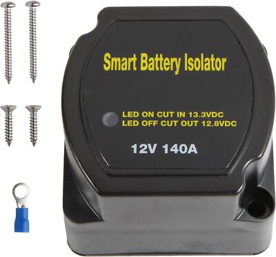 Smart Batterie Trennrelais 12V 140A Dual Isolator für Wohnmobil Boot Auto ATV DE