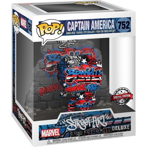 Funko Pop Marvel Captain America Graffiti Déco 752 Funko Pop Marvel Captain America Graffiti Déco 752 | Funko Pop | 2 Funko Pop Marvel Captain America Graffiti Déco 752 | Funko Pop