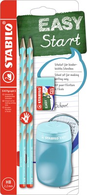 STABILO Schulset EASYgraph ''S'' für Rechtshänder blau