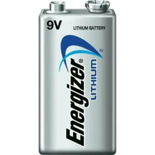 6 Energizer Industrial Lithium 9V Batteries L522, 6LR61, 1604LC Exp 12/35