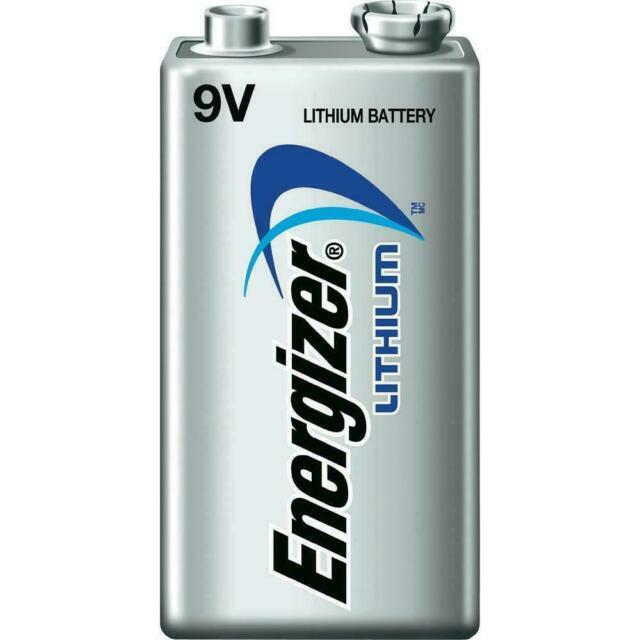 3 Energizer Industrial Lithium 9V Batteries L522, 6LR61, 1604LC Exp 12/31