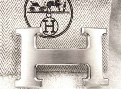 AUTHENTIC HERMES H CONSTANCE BUCKLE Hermes Constance H Buckle Belt Black Brown Leather #70 main image 2