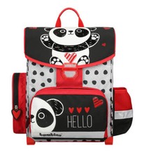 Licht Rucksack Schulrucksack Schulranzen Schultasche Schultornister PANDA