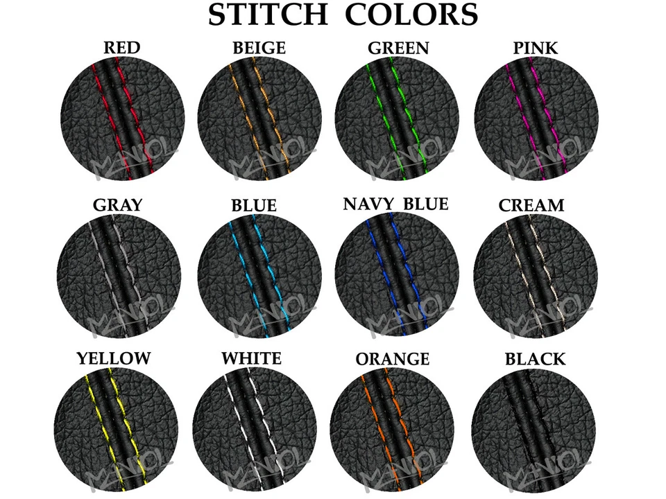 FIAT TIPO 2015-2020 FUNDA PALANCA DE CAMBIOS CUERO NEGRO COSTURAS ROJO - Imagen 4 de 4