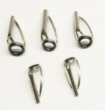 FUJI MGAT ALCONITE UNIVERSAL BRIGHT CHROME / GREY ROD EYE TIPS - REPAIR/BUILDING