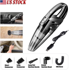 Potente Aspiradora de Mano Portable Car Vacuum Cleaner para Carro Auto Casa Home