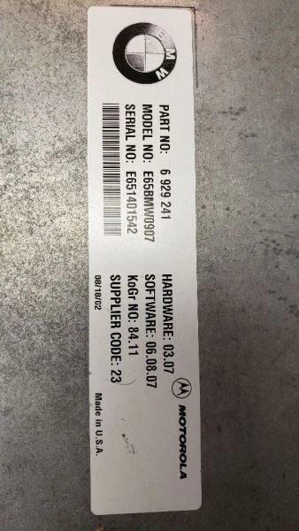 2003 BMW 745I PHONE RECEIVER MODULE 6929241 - Image 4 of 4