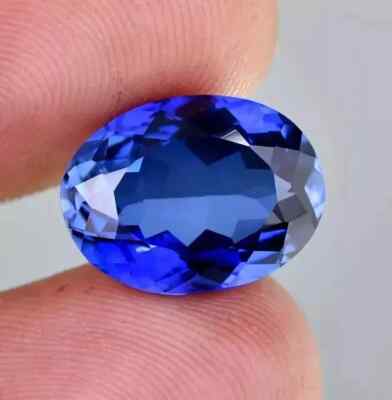 A+ Natural Sapphire Oval Cut Royal Blue Color 10.15 Ct+ Certified Loose ...