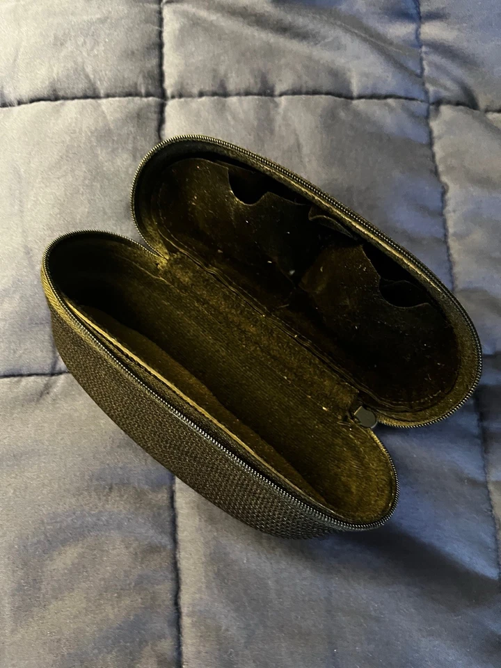 Native Zippered Sunglass Hard Case Clamshell Glasses Black CASE ONLY - Image 3 of 3