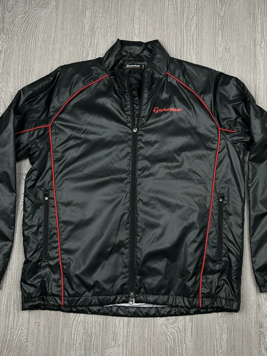Taylormade Taylor made golf golfing Black full zip Jacket Men'
