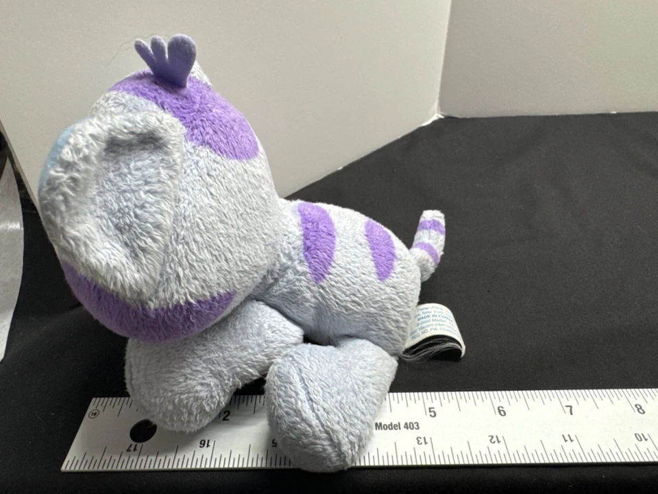 Fisher-Price 2002 Periwinkle Azul Púrpura Pequeño Peluche Gatito Gato Juguete Pistas Azules Foto 4 de 4