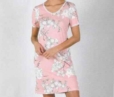 Sleepshirt kurzarm 96% Viskose von Cybele 40 42 44 46 800528