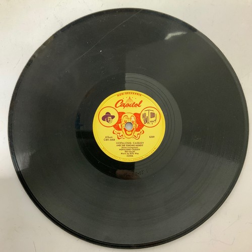 Hopalong Cassidy And The Singing Bandit 78 RPM 1950 2 Record Set With Book - Picture 8 of 12