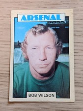 A&BC-FOOTBALL 1973 Blue Back - BOB WILSON - ARSENAL Card #49