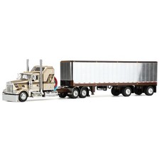 DCP 1/64 Kenworth W900L Vintage Trailer Red's Favorites #1 Jason Sanders 69-2091