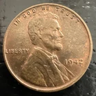 1942-P RB BU Lincoln Wheat Cent “Sold As Pictured" Fast S&H W/Tracking 888