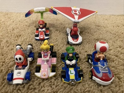 Hot Wheels Mario Kart With Gliders Lot Of 6