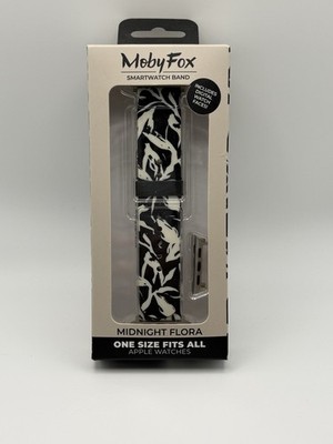 NEW Moby Fox Silicone Apple Watch Band Strap - Midnight Flora - All Models