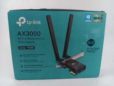 TP-Link WiFi 6 PCIe WiFi Card for Desktop PC AX3000 (Archer TX55E) Bluetooth 5.3