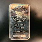 Sunshine Minting Eagle 5 ounce  Silver Bar 5 oz pure .999 Silver Discolored