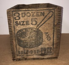 Antique Shoe Black - Shoe Polish Wooden Crate