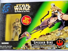 Star Wars Speeder Bike With Princess Leia In Endor Gear The Power Of The Force