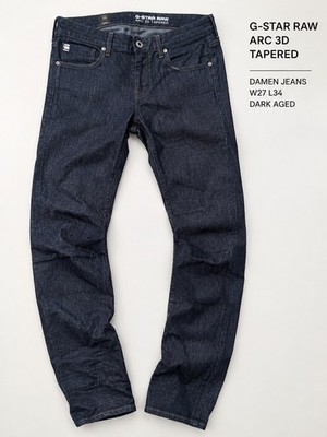 G-Star RAW ARC 3D Tapered  Jeans W27 L34 Dark Raw Denim Neuwertiger Zustand