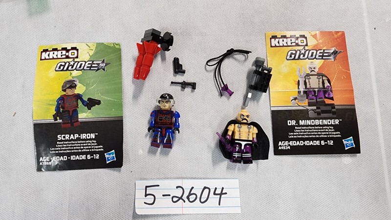 GI Joe KRE-O Mini FIgure Collection Lot - Dr. Mindbender - Scrap-Iron