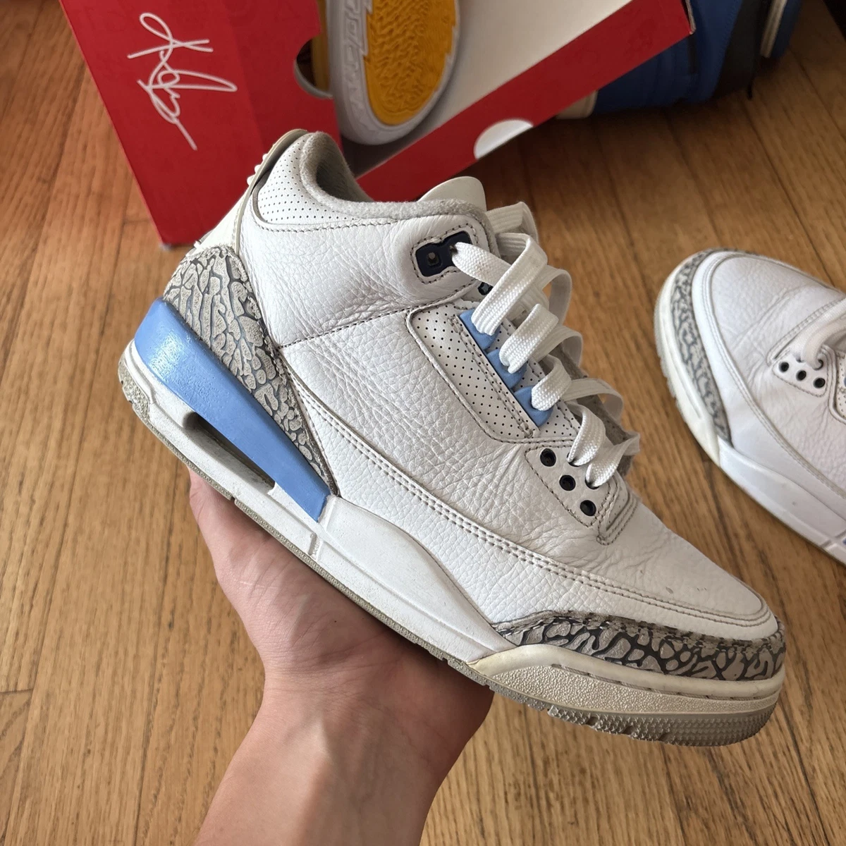 Jordan 3 Retro Mid UNC for Sale | Authenticity Guaranteed | eBay