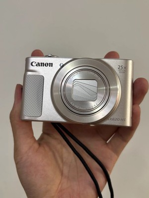 Canon PowerShot SX620 HS 20.2MP Digital Camera WiFi 25x Zoom w/ Charger Silver