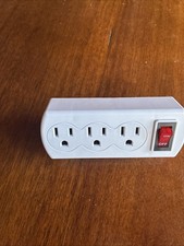 3 Outlet Power Adapter with On Off Switch Wal...