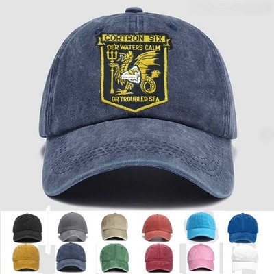 Customized Embroidered Destroyer Escort Squadron 6, Veteran Cap, Trucker Hat