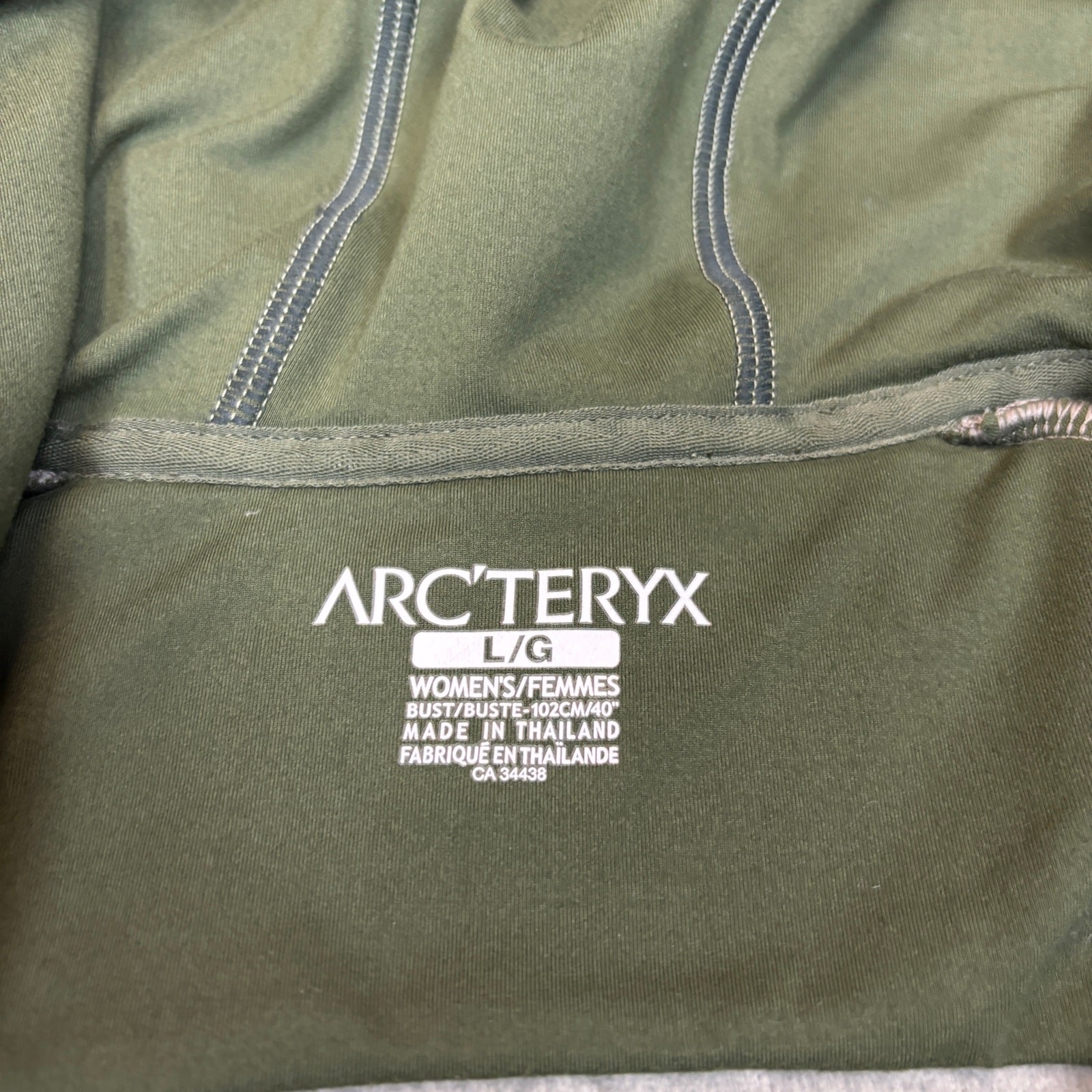 Arc'teryx Caliber Polartec Fleece Felpa con cappuccio e zip intera donna L Gorpcore Granola