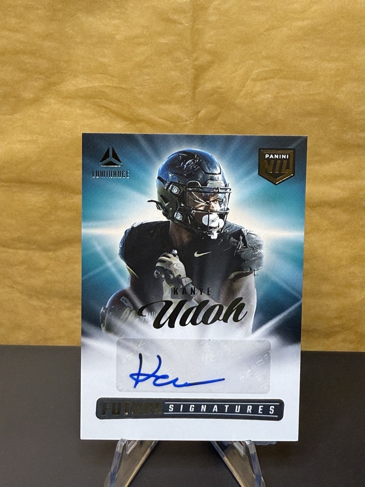 2025 Luminance Future Signatures Gold Kanye Udoh Auto