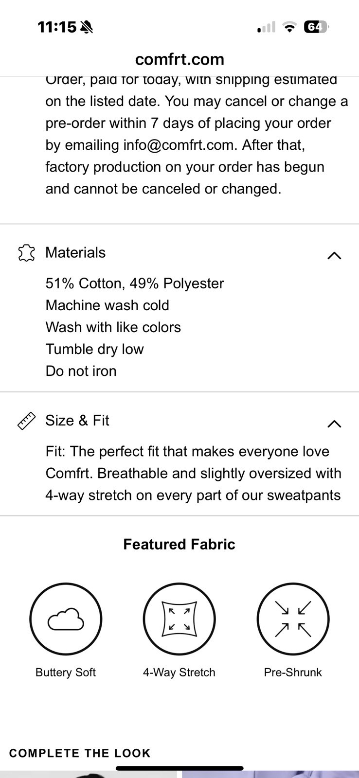 Comfrt Lavender Pastel Relaxed Sweatpants Sz Small Brand New Never Worn