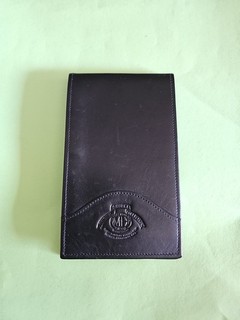 GHURKA BLACK 100% LEATHER NOTEBOOK PAD MADE IN USA