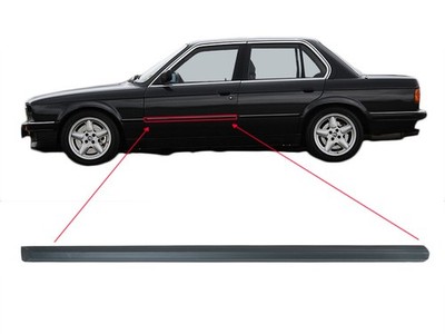 Zierleiste Leiste Türleiste ohne Chromeinlage Tür vorne links für BMW E30