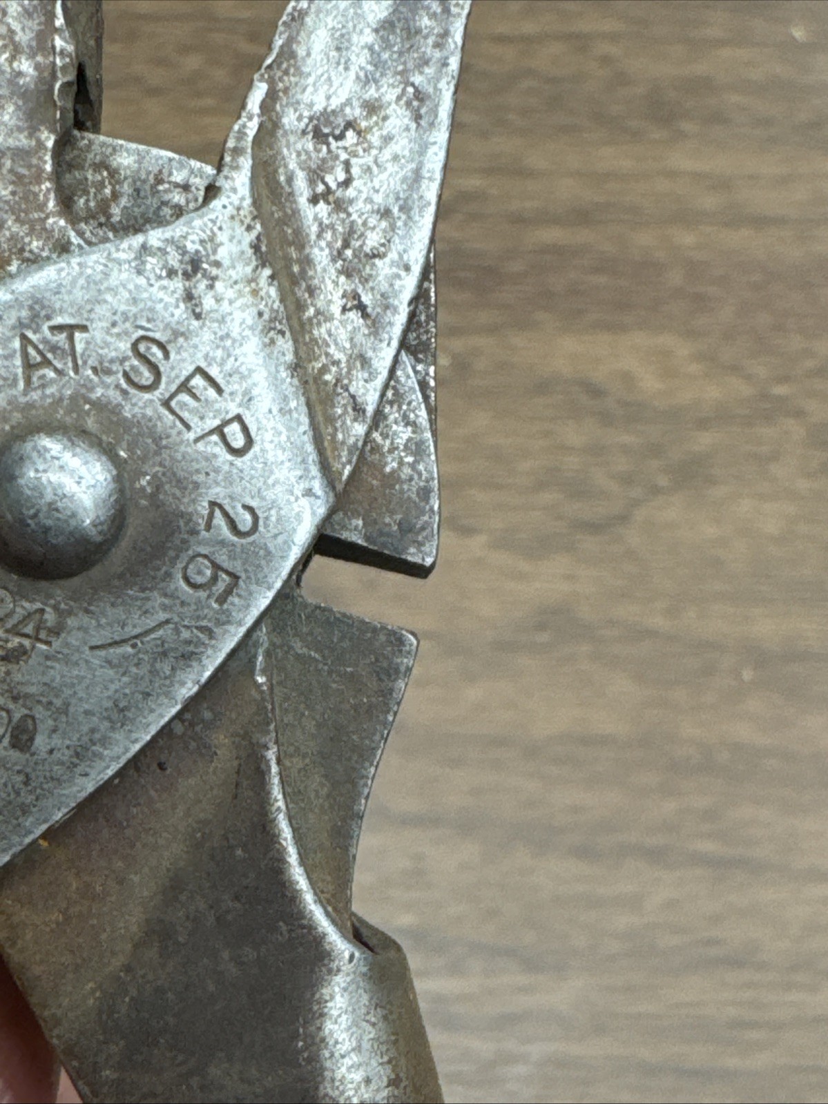 Vintage Lodi Flat Nose Pliers w Double Side Cutter 6" Long