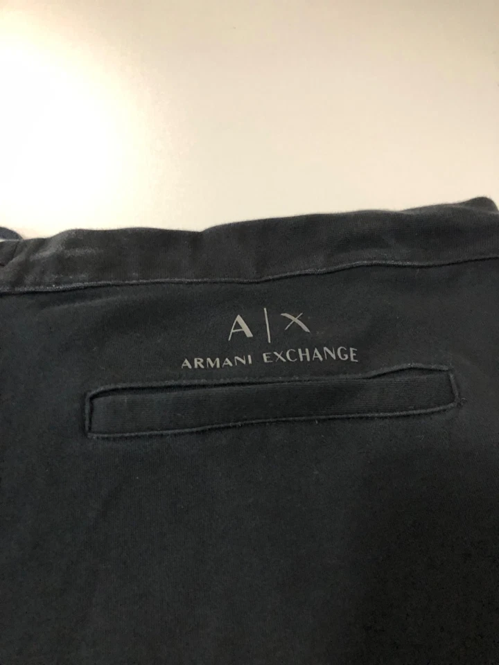 Armani Exchange AX Mens Shorts Black Size XL Athletic Shorts Bermuda - Image 3 of 4