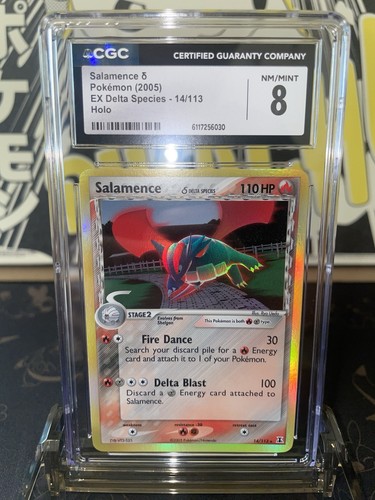 Salamence δ graded CGC 8 for sale on eBay
