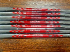 (7) 4i-PW Shaft lot, NS Pro Modus 120 X-Stiff, Standard Length, USED Pullouts