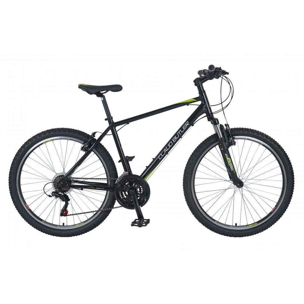 Claud Butler Edge HT Mountain Bike, 18/26"" Black/Green