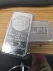 10 oz. SilverTowne Silver Bar - Bald Eagle Design - 999 Fine