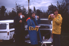 35mm Slide - Three Women Drinking Tea By Open Boot Of Car, 1977
