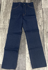 Sears Vintage 70s Western Dark Blue Jeans Boys 12 Slim Fit Jeans NEW W/ TAGS