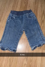 vintage Circo baby jeans for girls are a medium wash denim 6 Mo