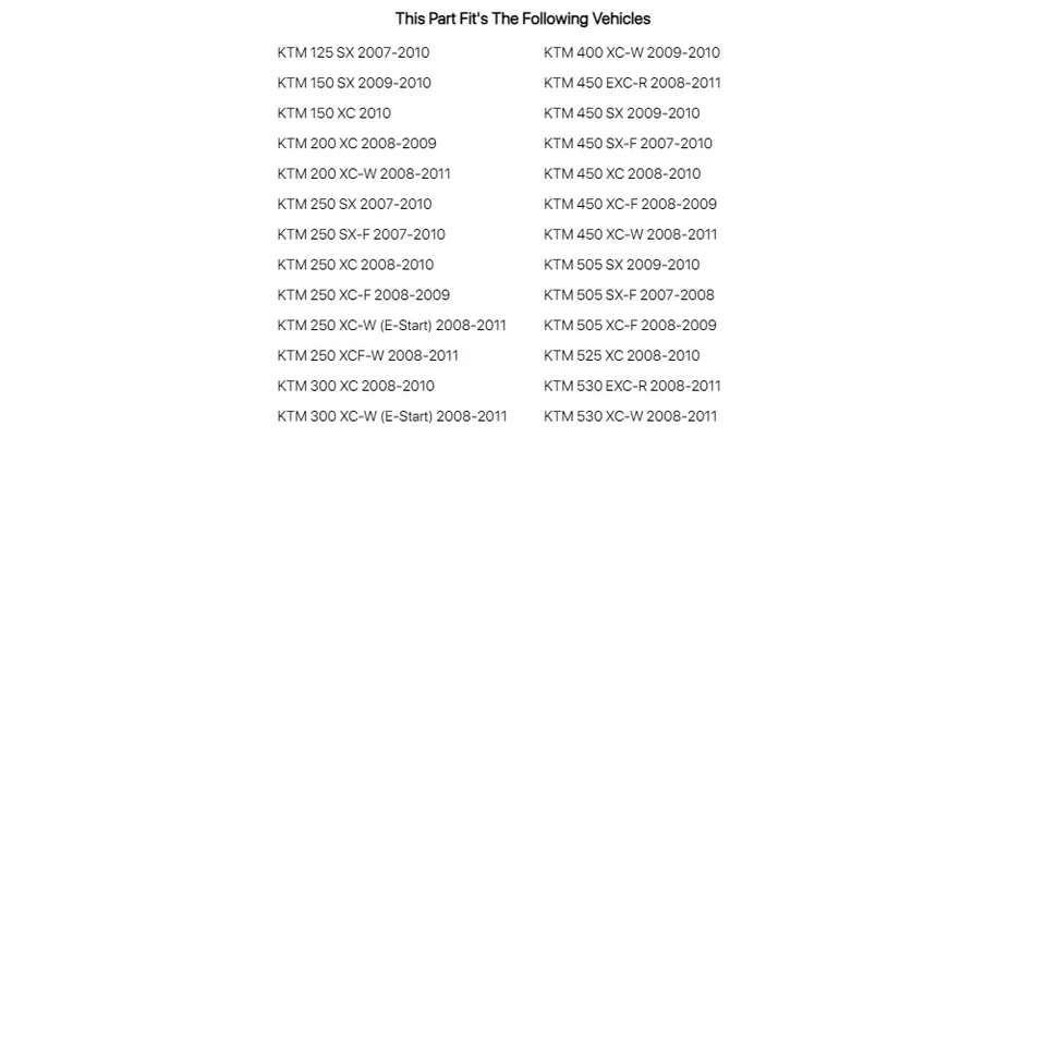 Kit de filtro de aire Super-Flo sin trabajo filtro de repuesto para KTM 530 EXC-R 2008-2011 Foto 3 de 3