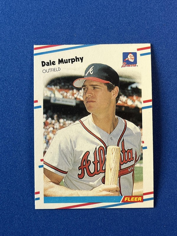 1988 Fleer #544 Dale Murphy Baseball Card JPC